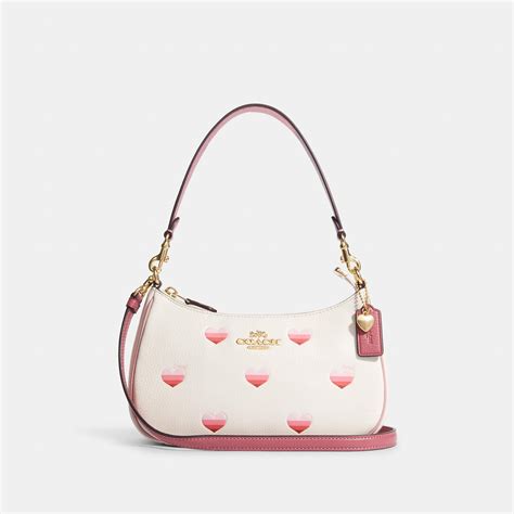 coach valentines shoulder bag